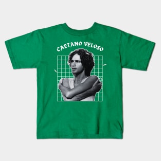 Caetano veloso --- 70s retro style art Kids T-Shirt